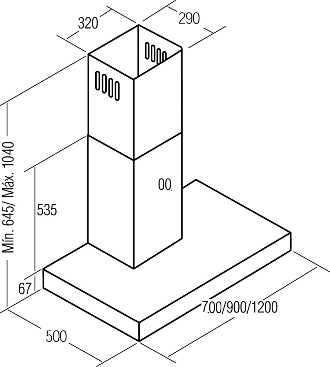 MÁY HÚT MÙI CATA SELENE 700 05
