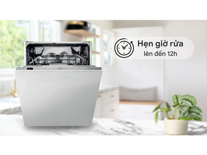 Máy rửa chén âm tủ Whirlpool WIO 3T133P 3