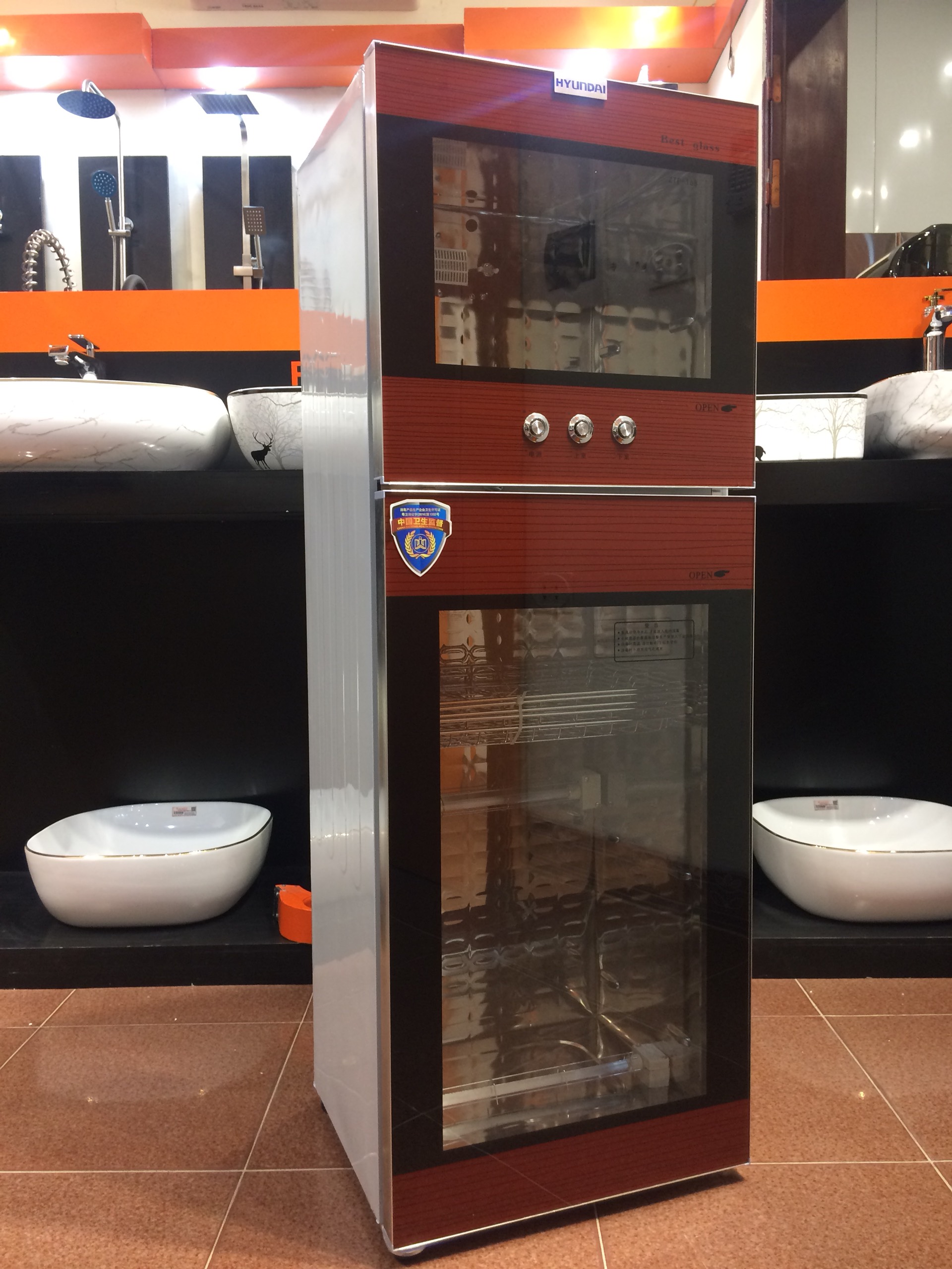 Máy sấy bát gia đình loại nào tốt - tủ sấy bát HYUNDAI 03