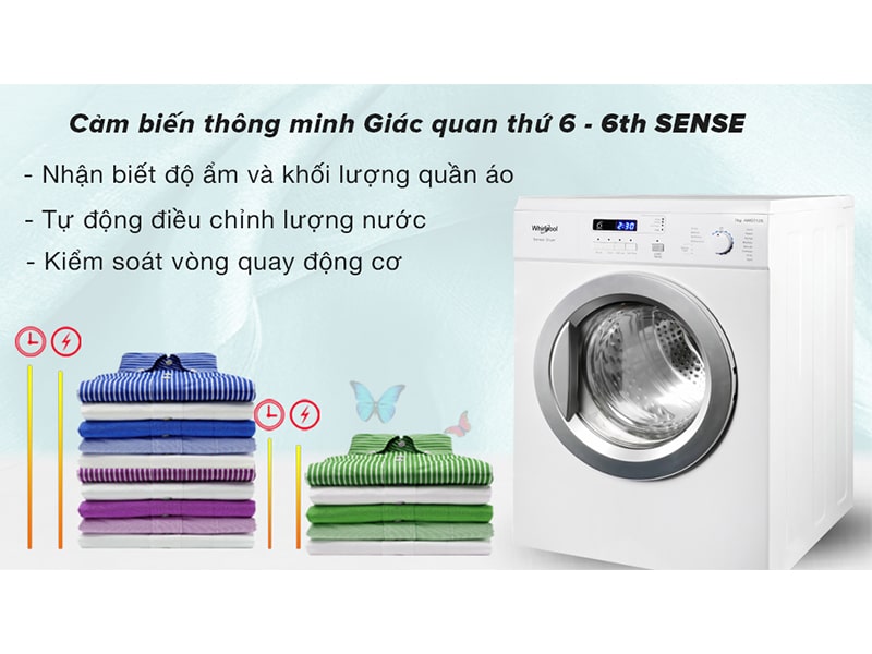 Máy sấy thông hơi Whirlpool 7 Kg AWD712S2 2
