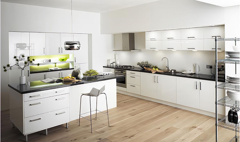 Trang trí bếp nhỏ kiểu phương tây