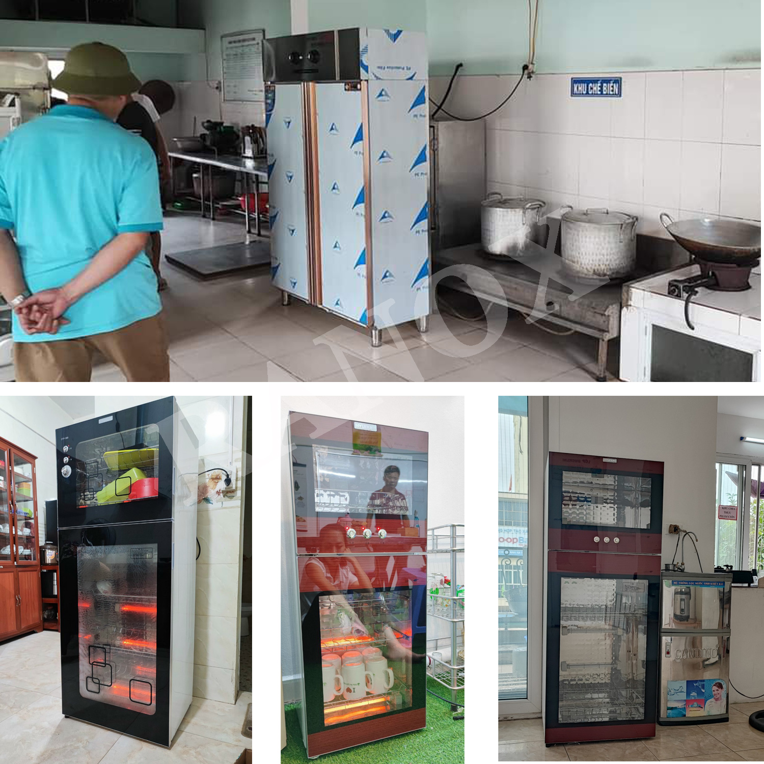 Tủ sấy bát cho trường mầm non 03