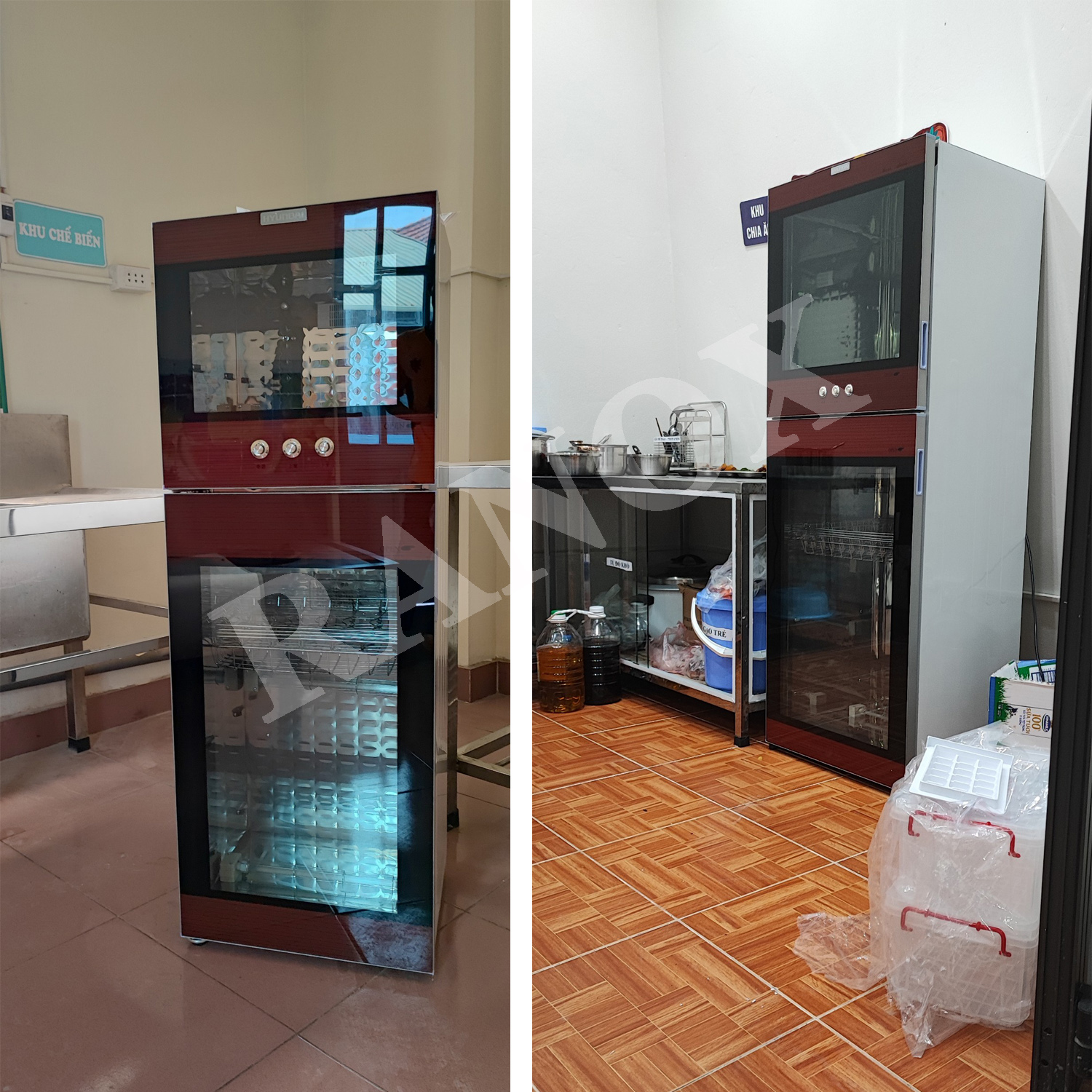 Tủ sấy bát cho trường mầm non 04