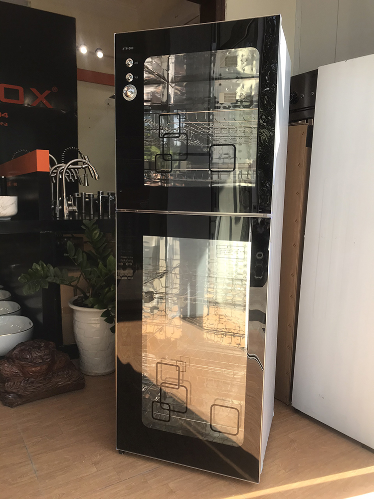 Máy sấy bát loại nào tốt nhất - Tủ sấy HTUNDAI màu đen