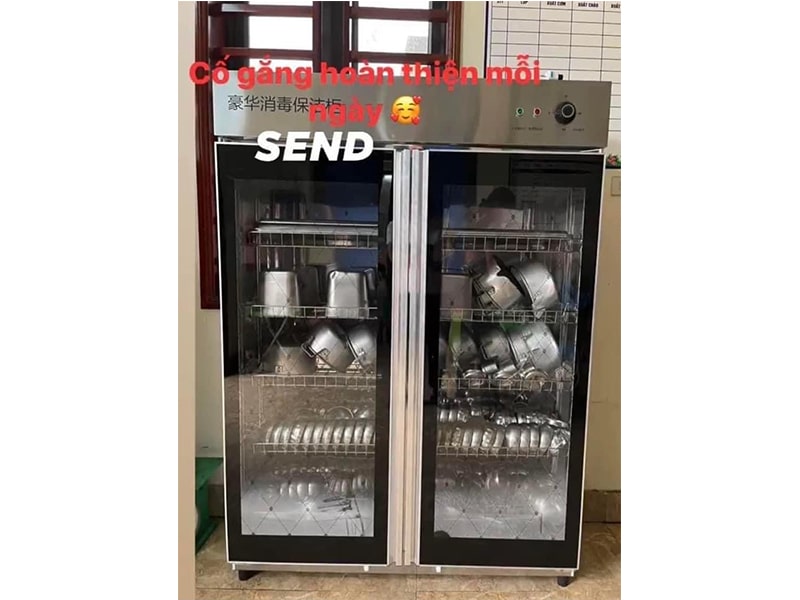 Tủ sấy bát mầm non cho trường quy mô lớn, vừa và nhỏ 1