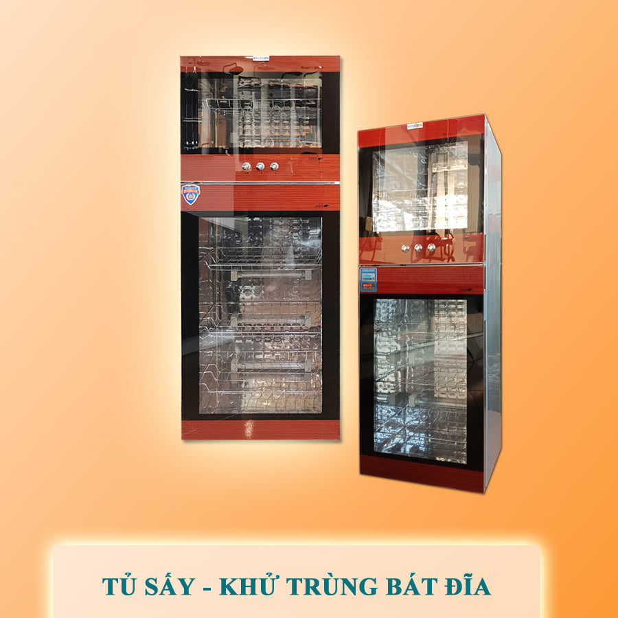 Máy sấy bát để bàn, tủ sấy bát đĩa 03