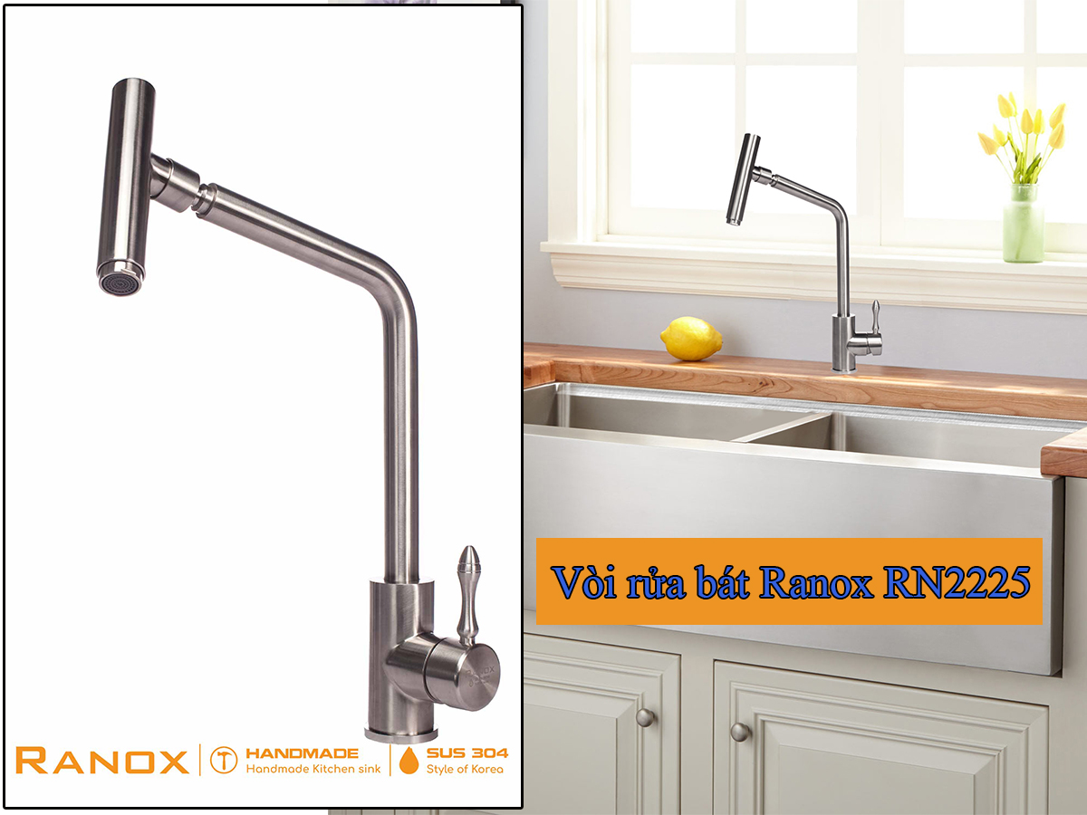 Vòi rửa chén cao cấp Ranox RN2225
