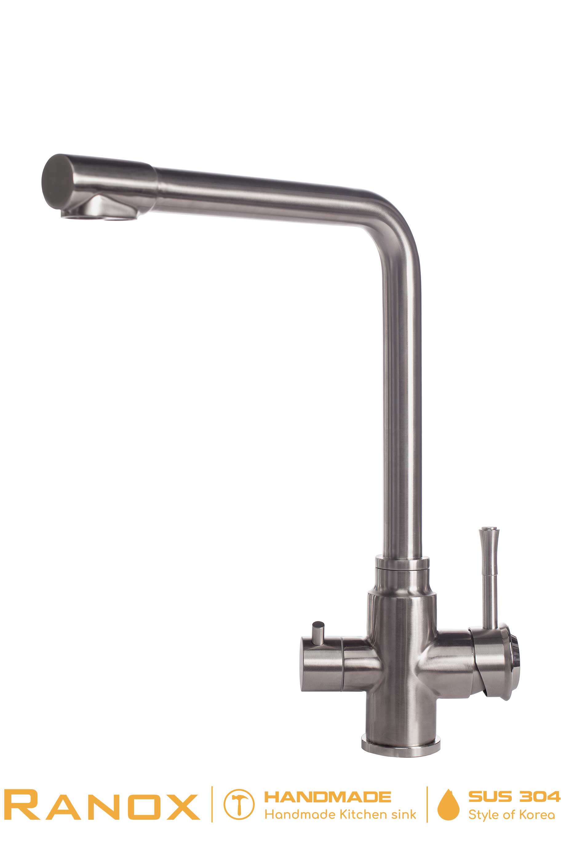 Vòi rửa bát hai đường nước Ranox RN2289 02