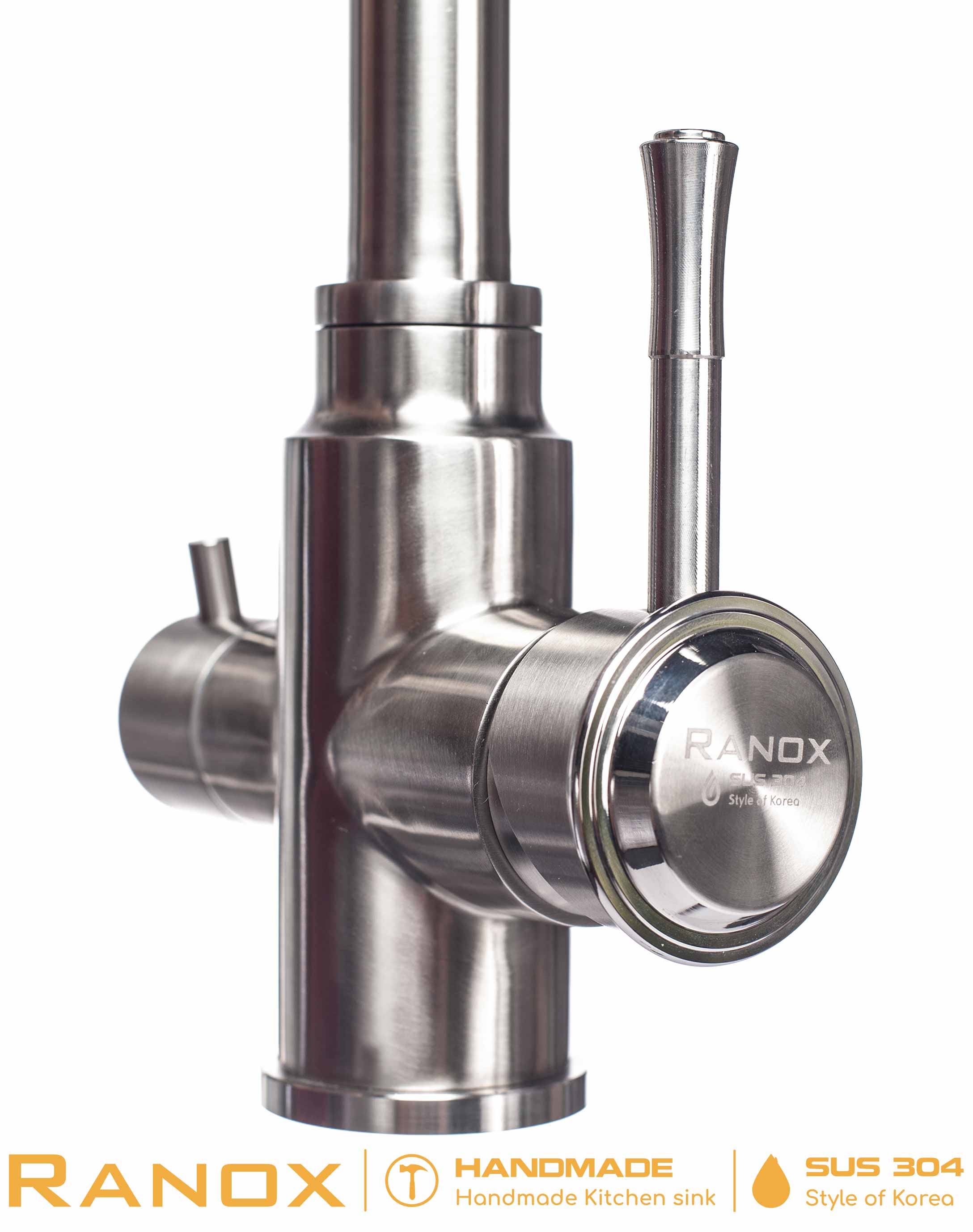 Vòi rửa bát 3 đường nước Ranox RN2289 05