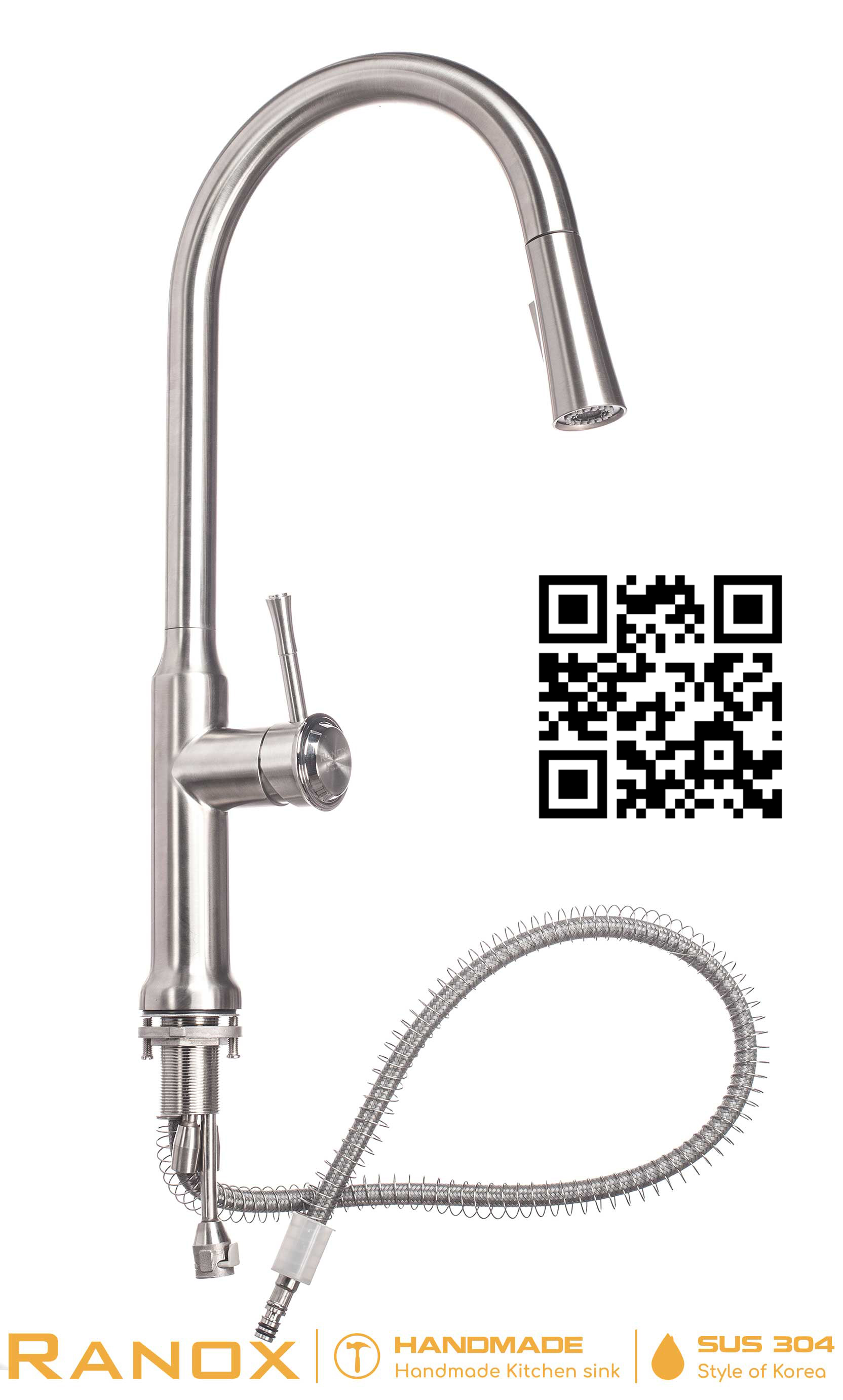 Vòi rửa bát nóng lạnh Ranox RN2228