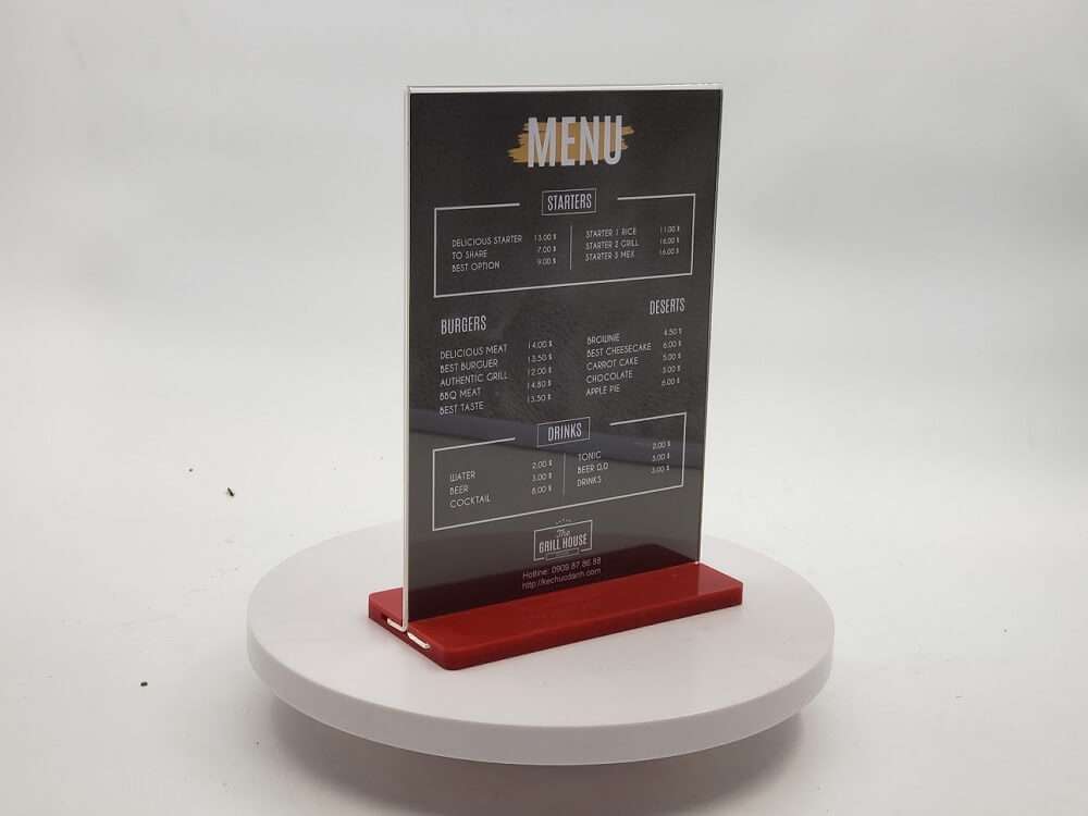 menu A4
