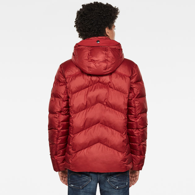 Áo Khoác Phao Nam - G-Star RAW Whistler Hooded Puffer Jacket 'Red' - D14010-B958-5298