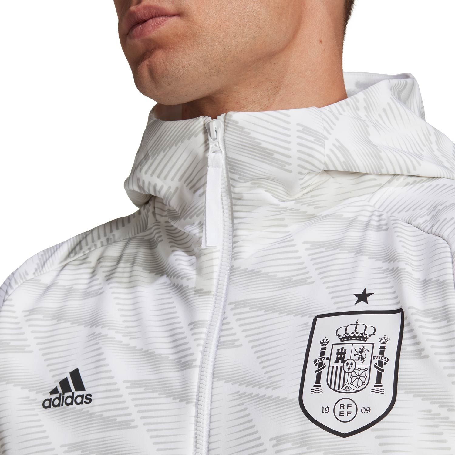 Áo Khoác Chính Hãng - Adidas Japan Game Day Full Zip Travel Hoodie 'White' - IC1575