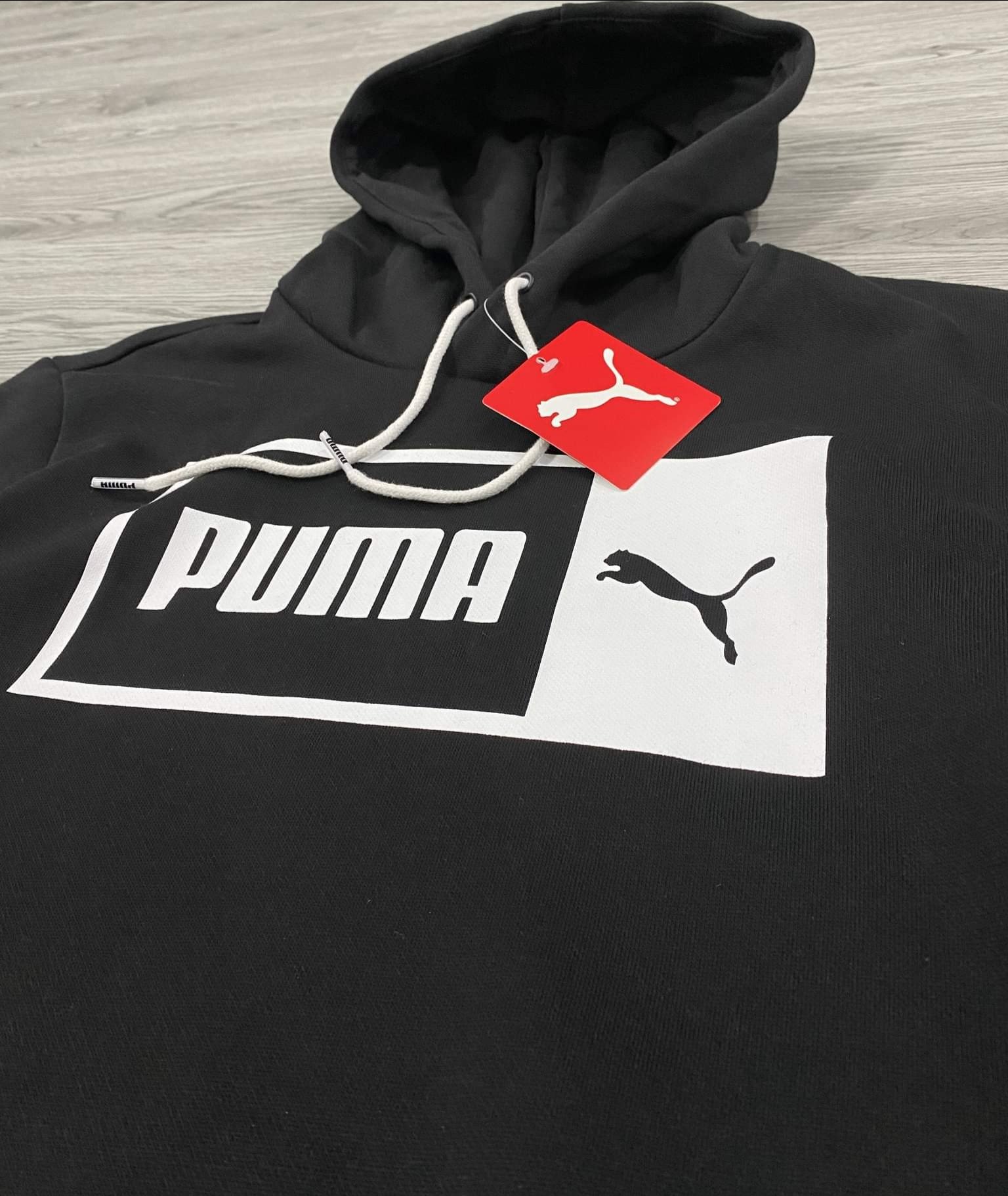 Áo Hoodie Nỉ Nam Puma Logo 'Black' - 848222-01