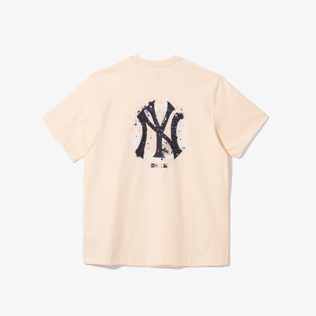 ÁO TSHIRTS CHÍNH HÃNG - New Era X MLB PAINTING Cream - 14179143