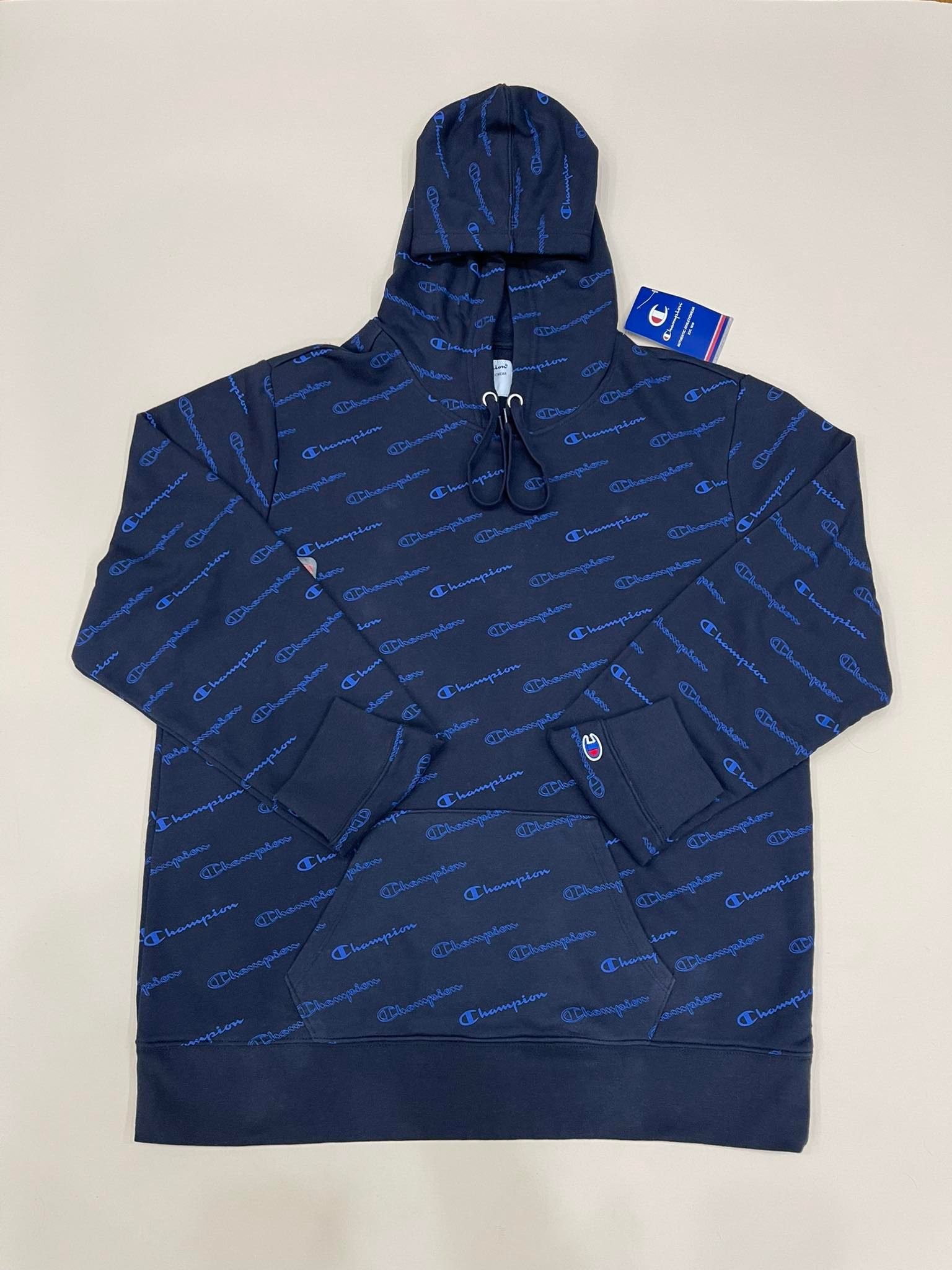 Áo Hoodie Nỉ Da Cá Champion men's Navy - AM166-031