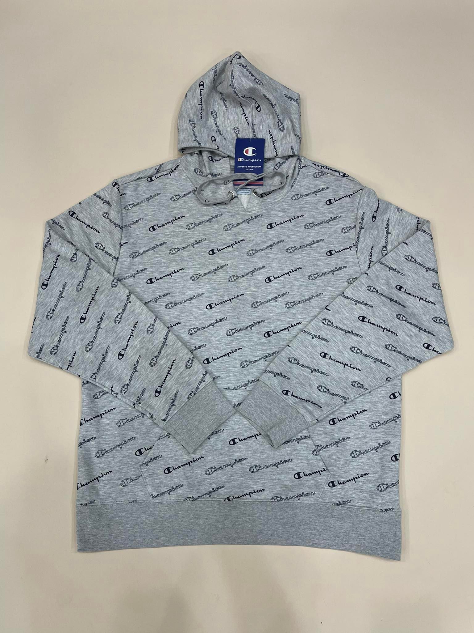 Áo Hoodie Nỉ Da Cá ChampionPrint 'Gray ' - AM166-PHC