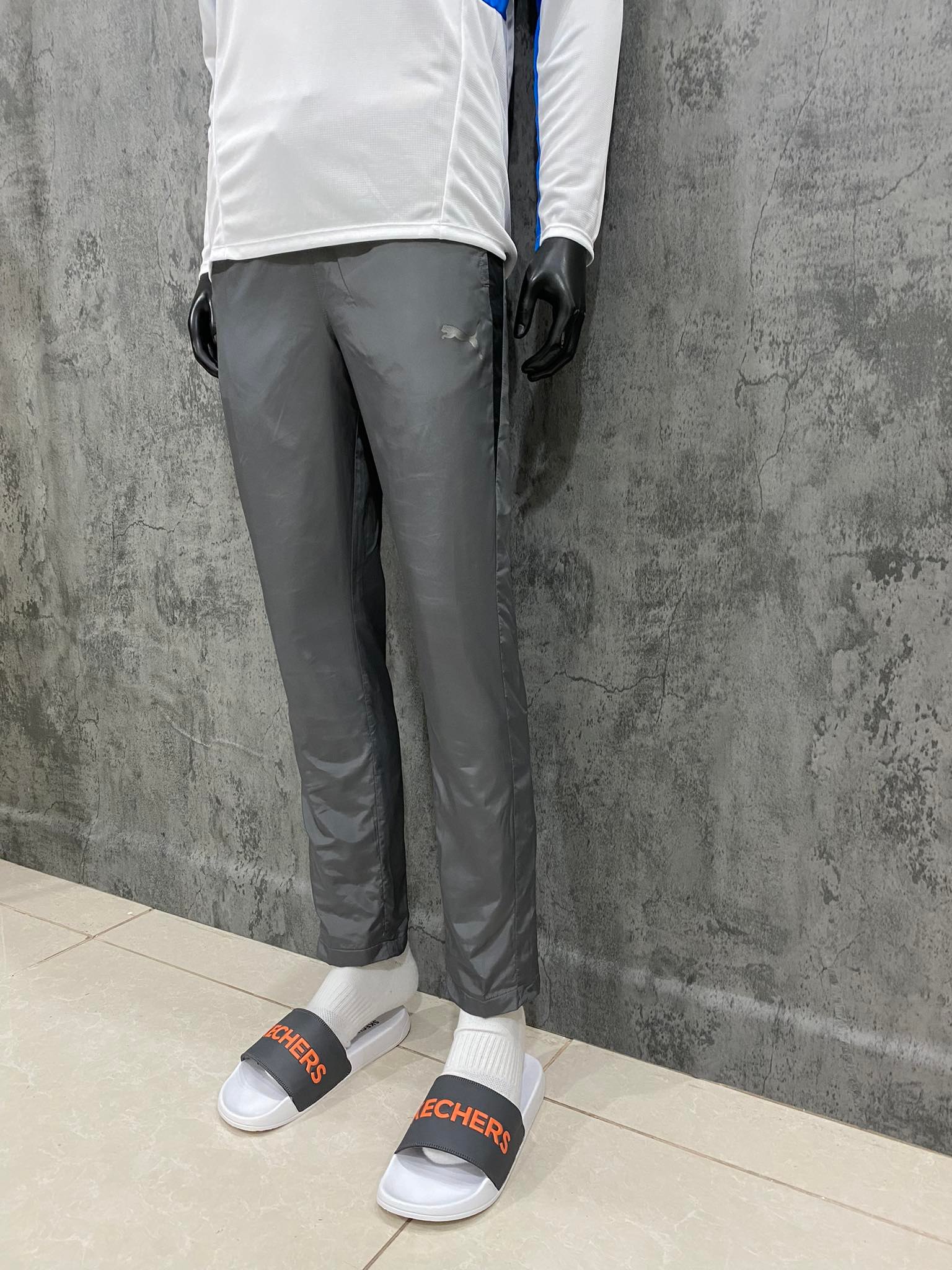 Quần Dài Chính Hãng - Puma REACTIVE Tricot Lining Woven Pants 'Grey' - 518719-02