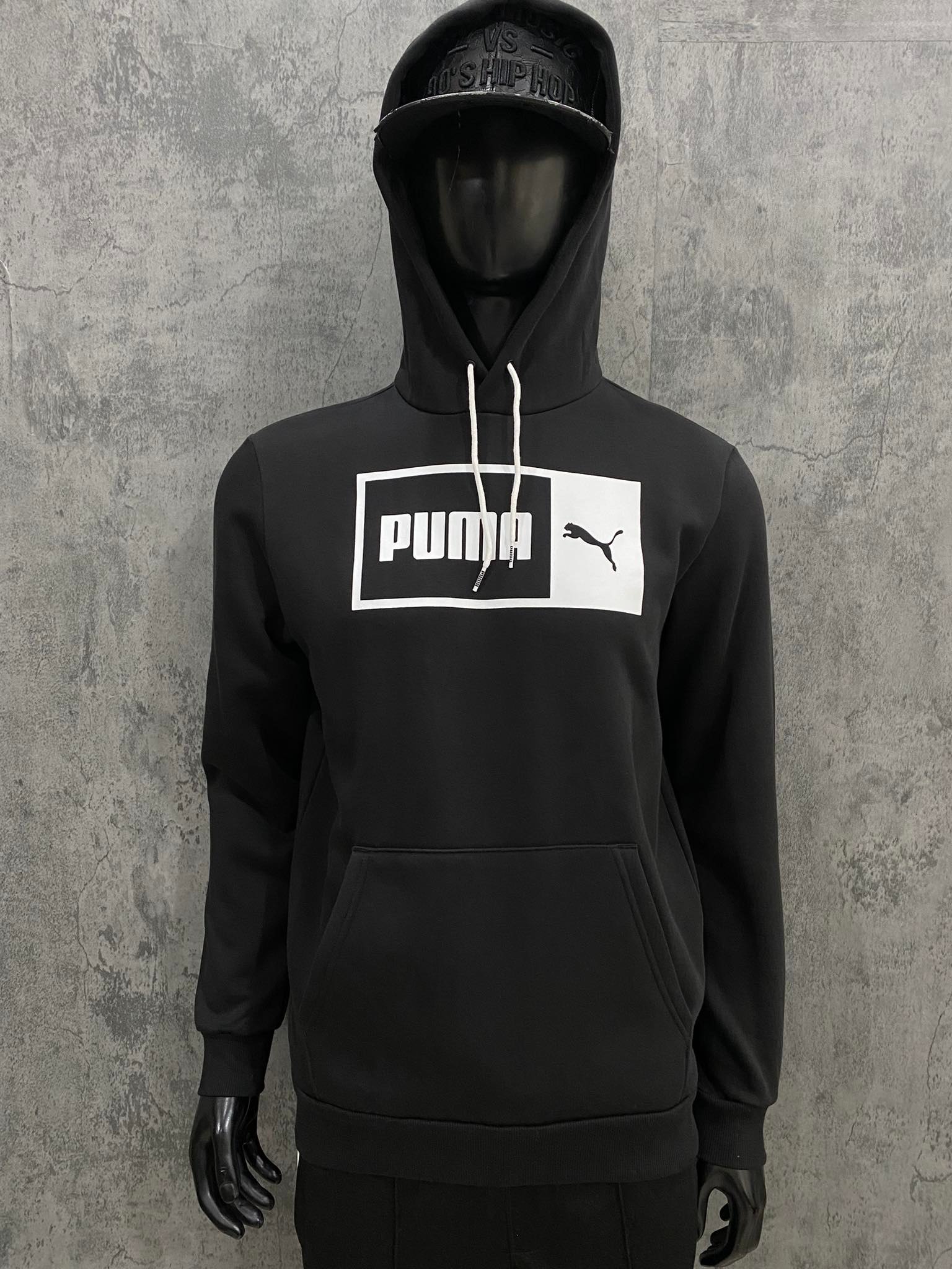 Áo Hoodie Nỉ Nam Puma Logo 'Black' - 848222-01