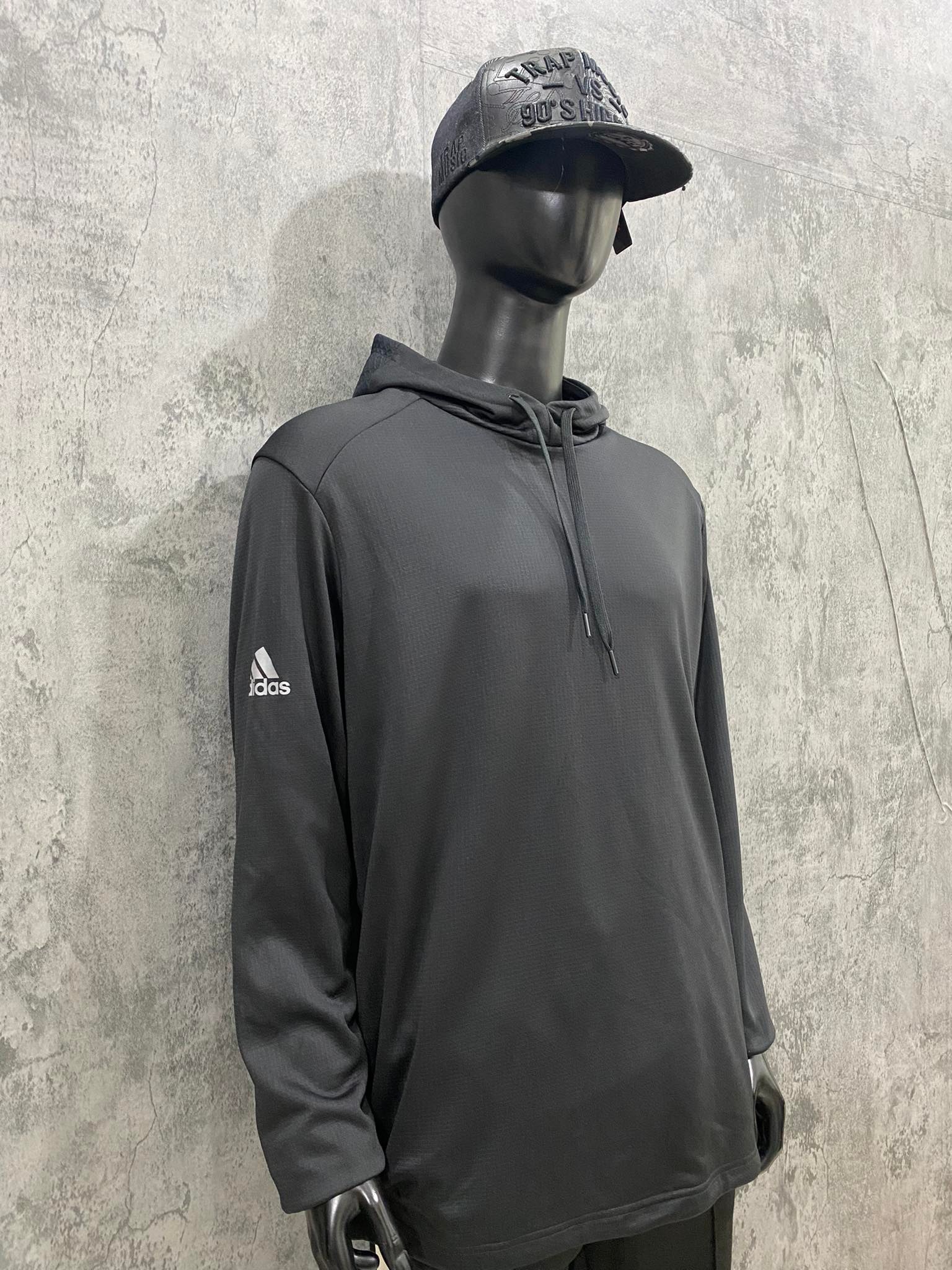 Áo Hoodie Nam Adidas Smal Logo 'Black' - HA010
