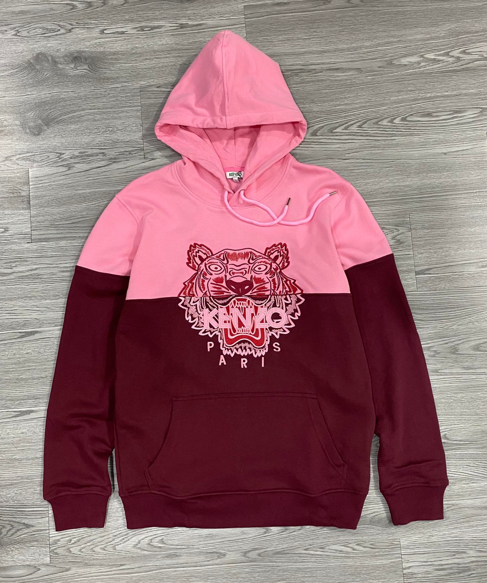 Áo Hoodie Nỉ Da Cá Kenzo Two-tone Tiger 