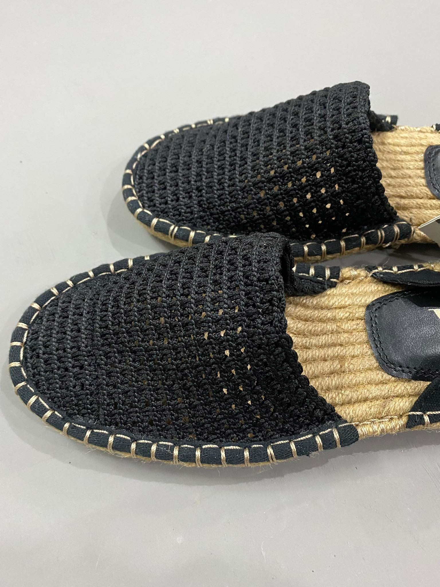 Dép Chính Hãng - Sandal Nữ Zara Cói Buộc Dây Chiến Binh