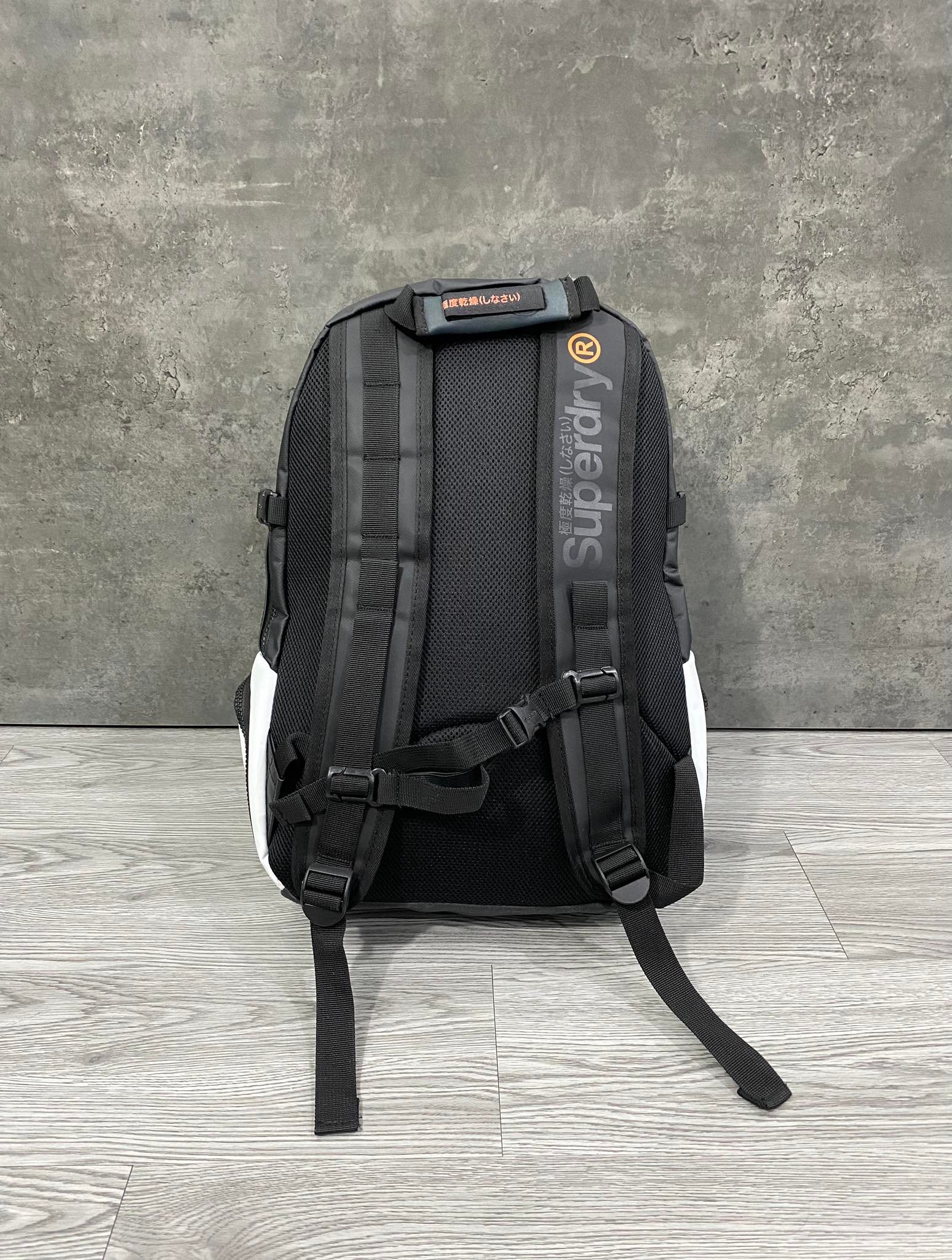 Balo Cao Cấp Superdry Only Tarp Backpack 'Black/White'