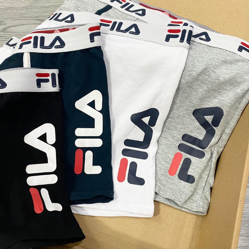 Quần Underwear - Fila Noir Underwear Pure Cotton Breathable Boxer Pants - ( 1 Pack/ 3 Chiếc ) - UNF-004 Quyetsneaker