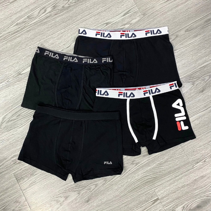 Quần Underwear - Fila Noir Underwear Pure Cotton Breathable Boxer Pants - ( 1 Pack/ 3 Chiếc ) - UNF-004 Quyetsneaker