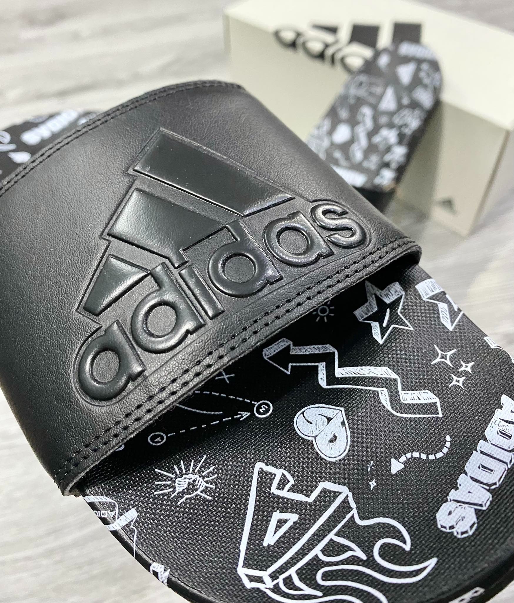 Dép Chính Hãng - Adidas Originals Adilette Comfort Sandals 'Core Black' - IF3057