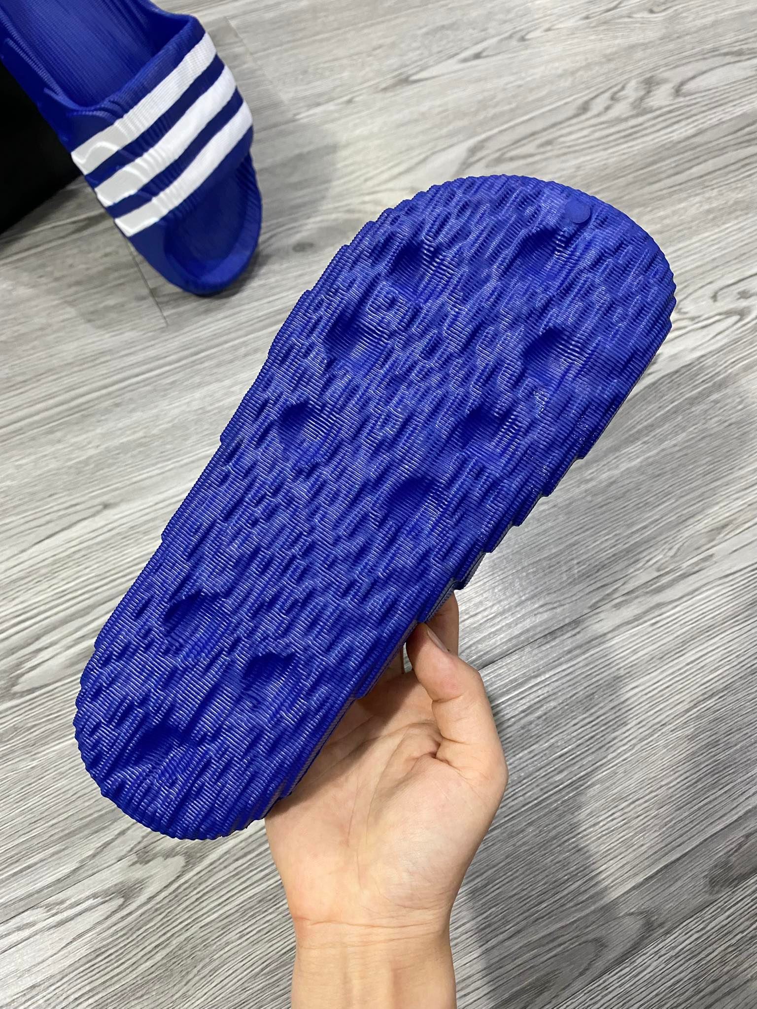 Dép Chính Hãng - Adidas Adilette 22 Slides 'Blue' - IF3667
