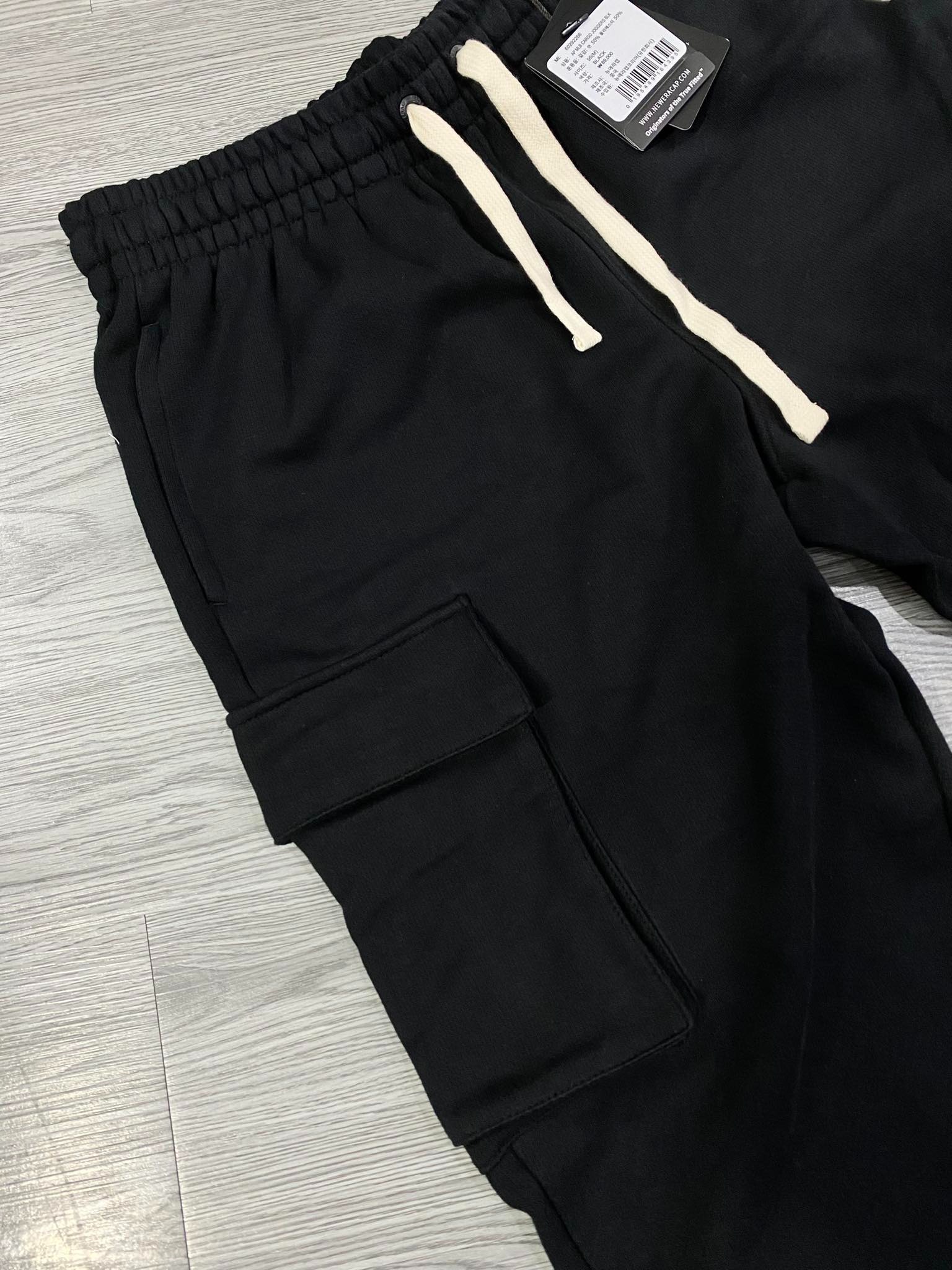 Quần Dài Chính Hãng - Quần Jogger Túi Hộp Nỉ Ne Cargo Jogger Newera Nvyofw - ''Black'' - 60292266