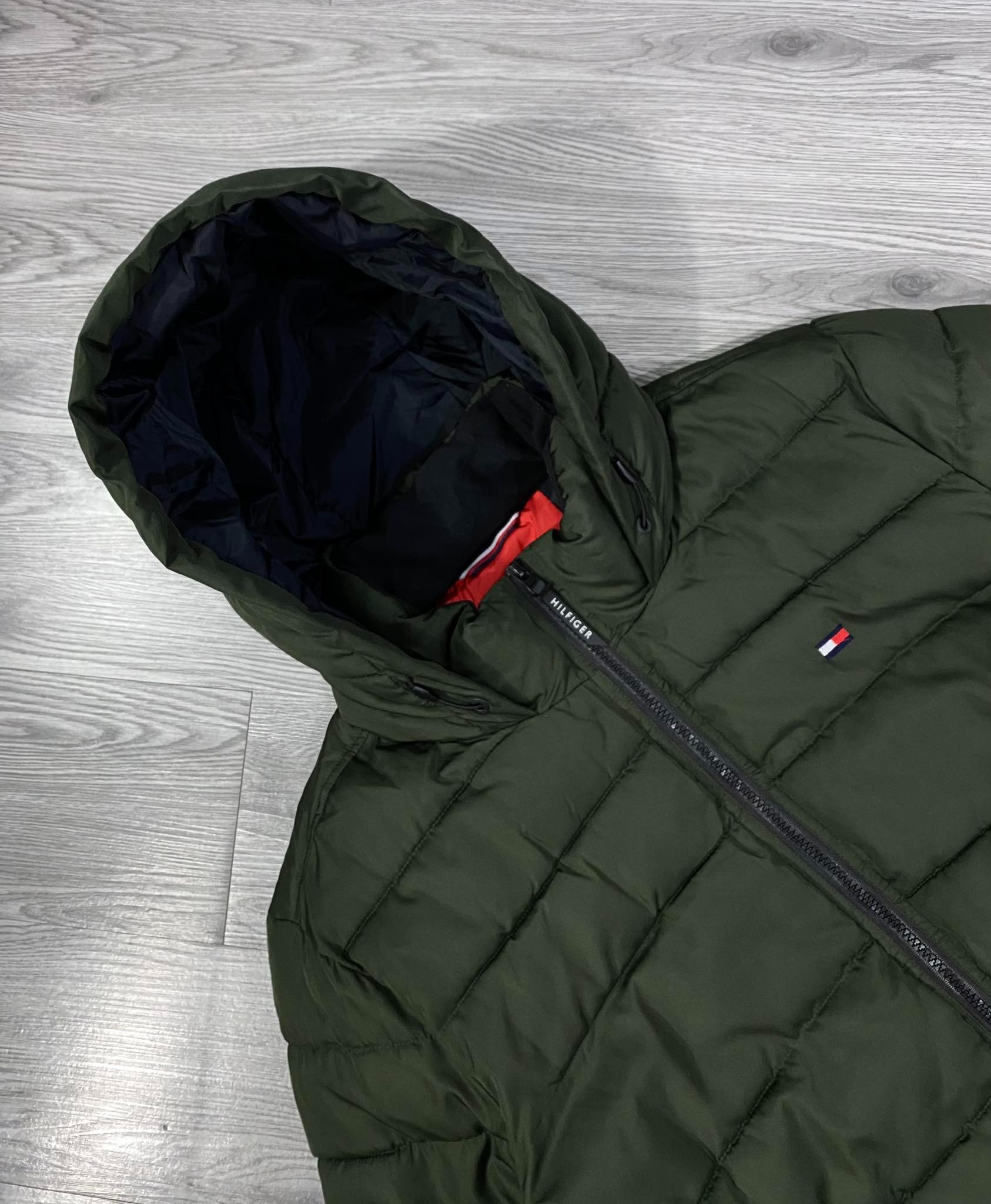 Áo Khoác Phao Chính Hãng - Áo Phao Tommy Hilfiger ''Olive'' - 158AN508-044