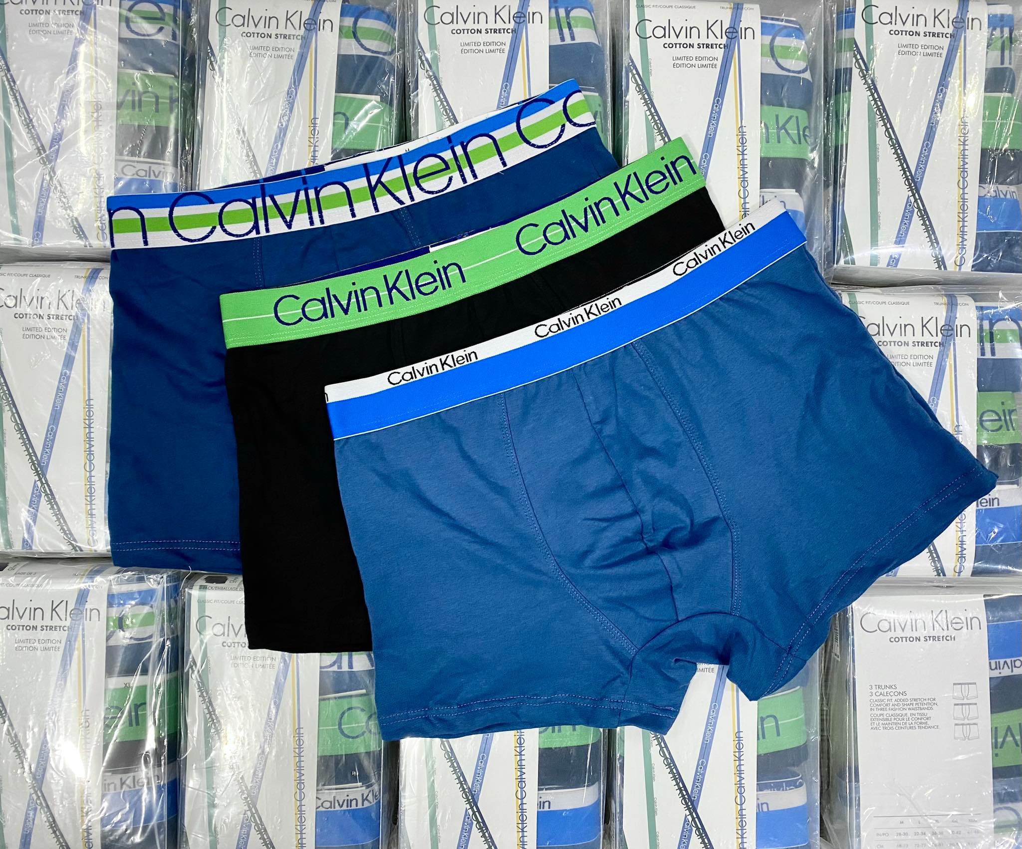 Quần Underwear - Boxer Calvin Klein Pack 3 Chiếc - UCK-009