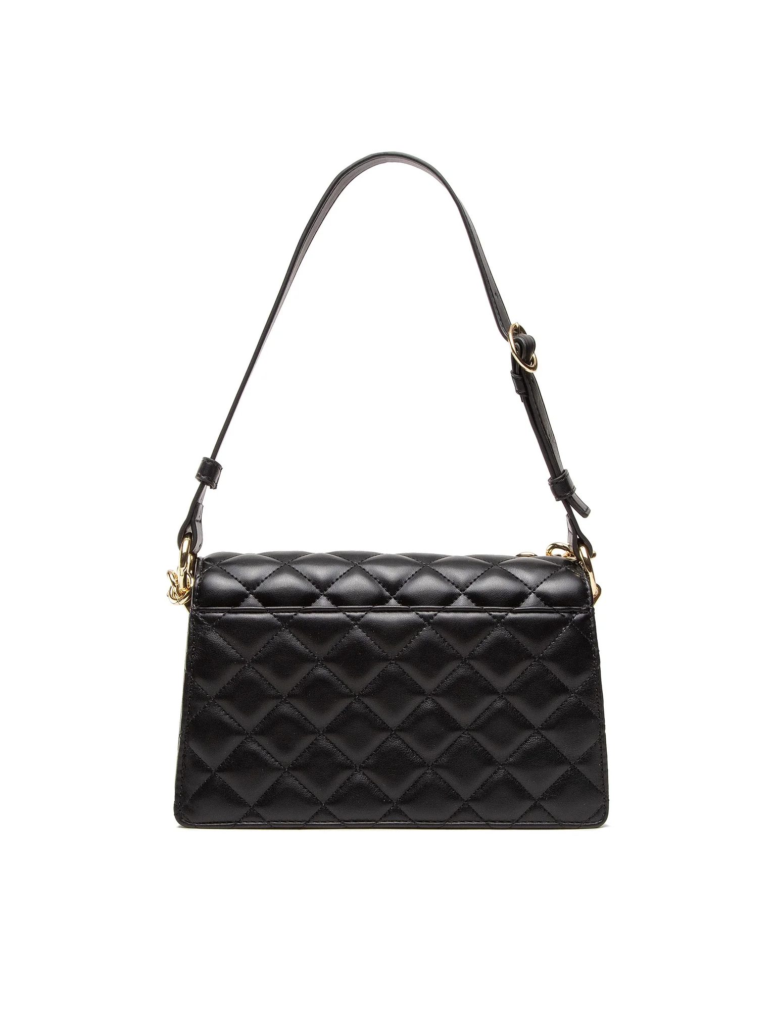 PHỤ KIỆN CHÍNH HÃNG - Túi Nữ Versace Jeans Couture BLACK Quilted shoulder bag - 73va4bc4-zs409899