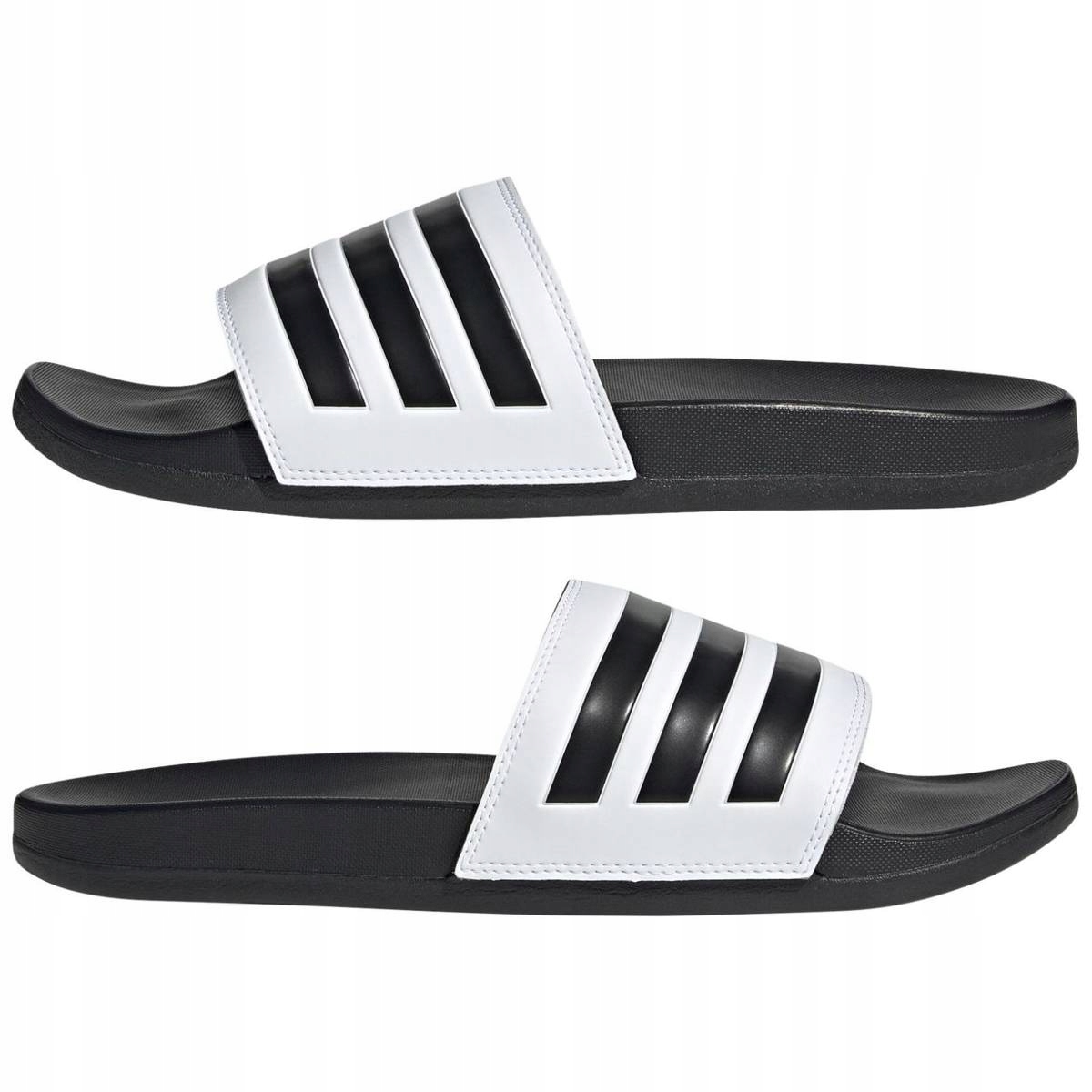 DÉP CHÍNH HÃNG - Adidas Adilette Comfort Slide 'White Black' - GZ5893