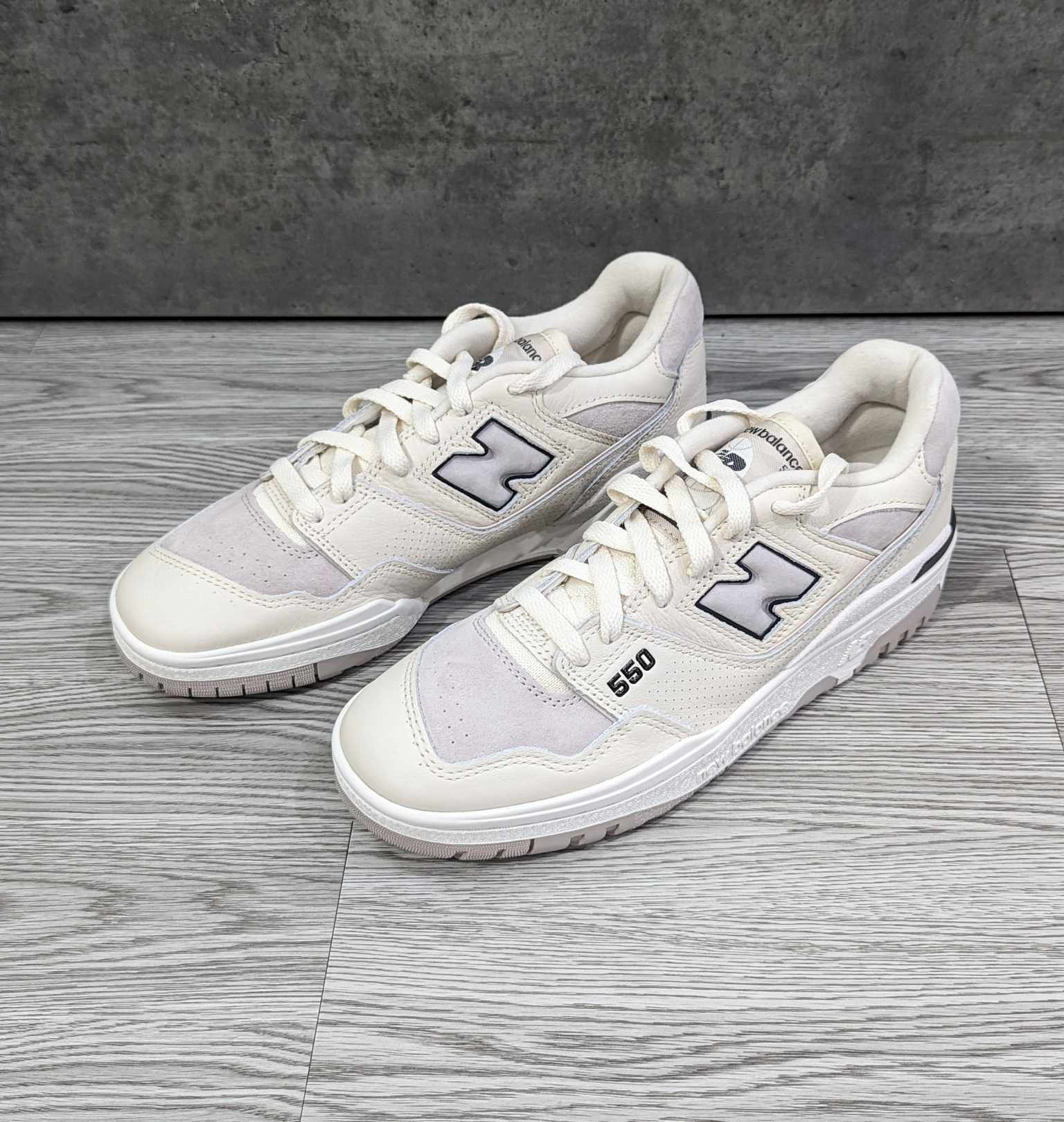 Giày Casual Chính Hãng - Sneaker Nam Nữ NewBalance 550 'White/Grey' - BBW550RB