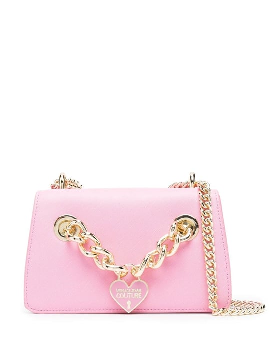 PHỤ KIỆN CHÍNH HÃNG - TÚI NỮ VERSACE JEANS COUTURE DELUXE CHAIN ROSE PINK - 74VA4BC1-ZS467-443