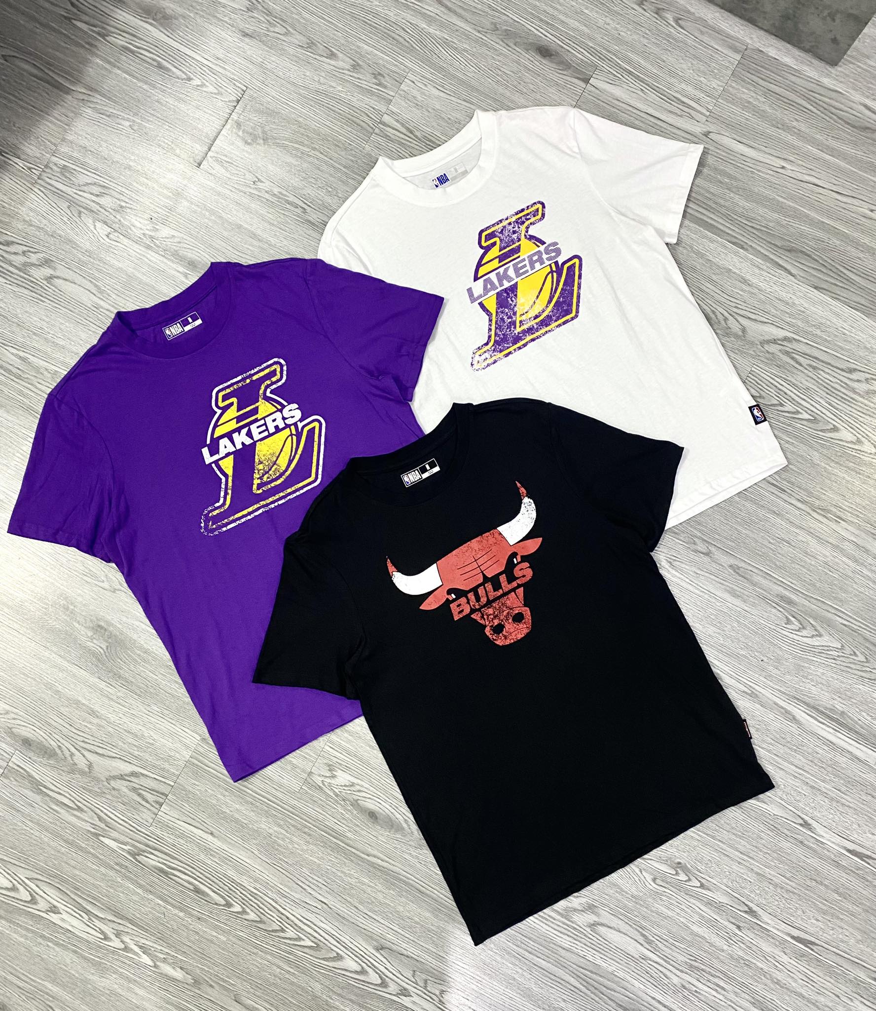 Áo Tshirts Chính Hãng - NBA Polera Manga Corta Laker 'Tím' - NBATS523222-bk1