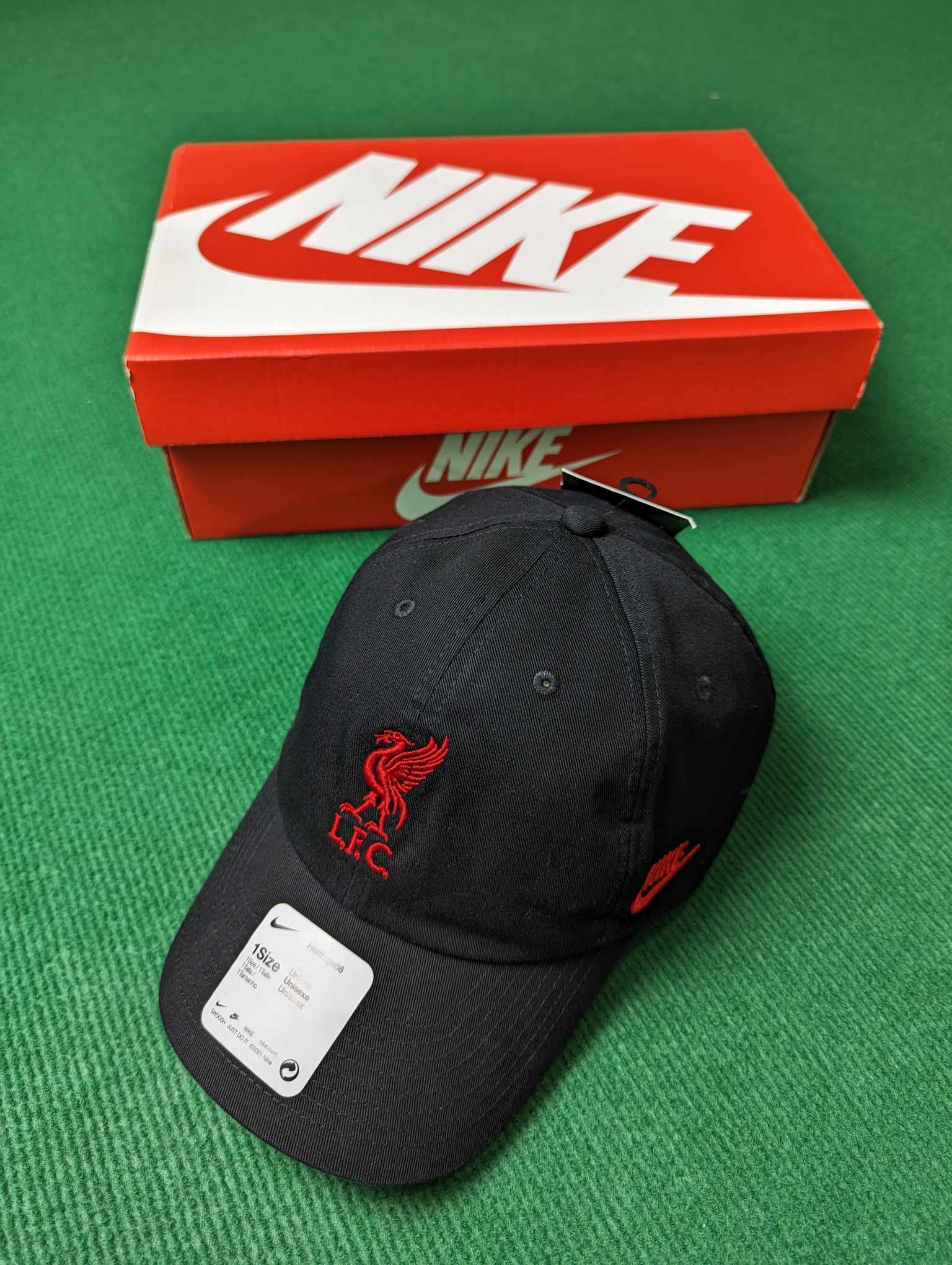 MŨ NÓN CHÍNH HÃNG - Mũ Nike Liverpool F.C. Heritage86 'Black' - DM8909-010