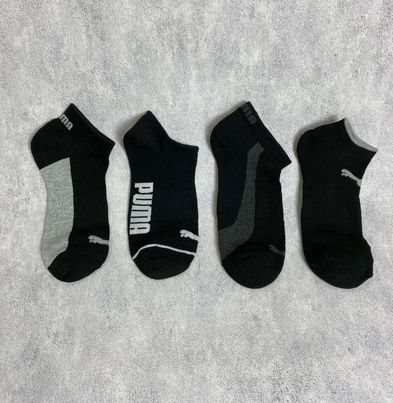 Phụ Kiện Chính Hãng - Tất Puma Men's Socks & Women's Socks Mix Black (Pack 5 đôi) - PM26