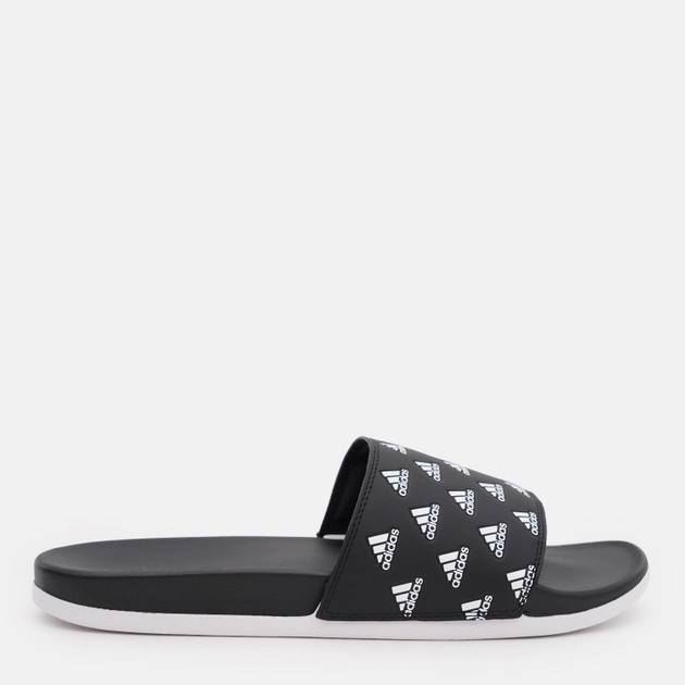 DÉP CHÍNH HÃNG - Adidas Adilette Comfort Slides Repeat Logo Black - GV9735