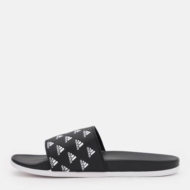 DÉP CHÍNH HÃNG - Adidas Adilette Comfort Slides Repeat Logo Black - GV9735