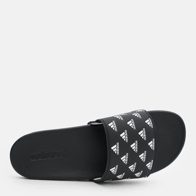 DÉP CHÍNH HÃNG - Adidas Adilette Comfort Slides Repeat Logo Black - GV9735