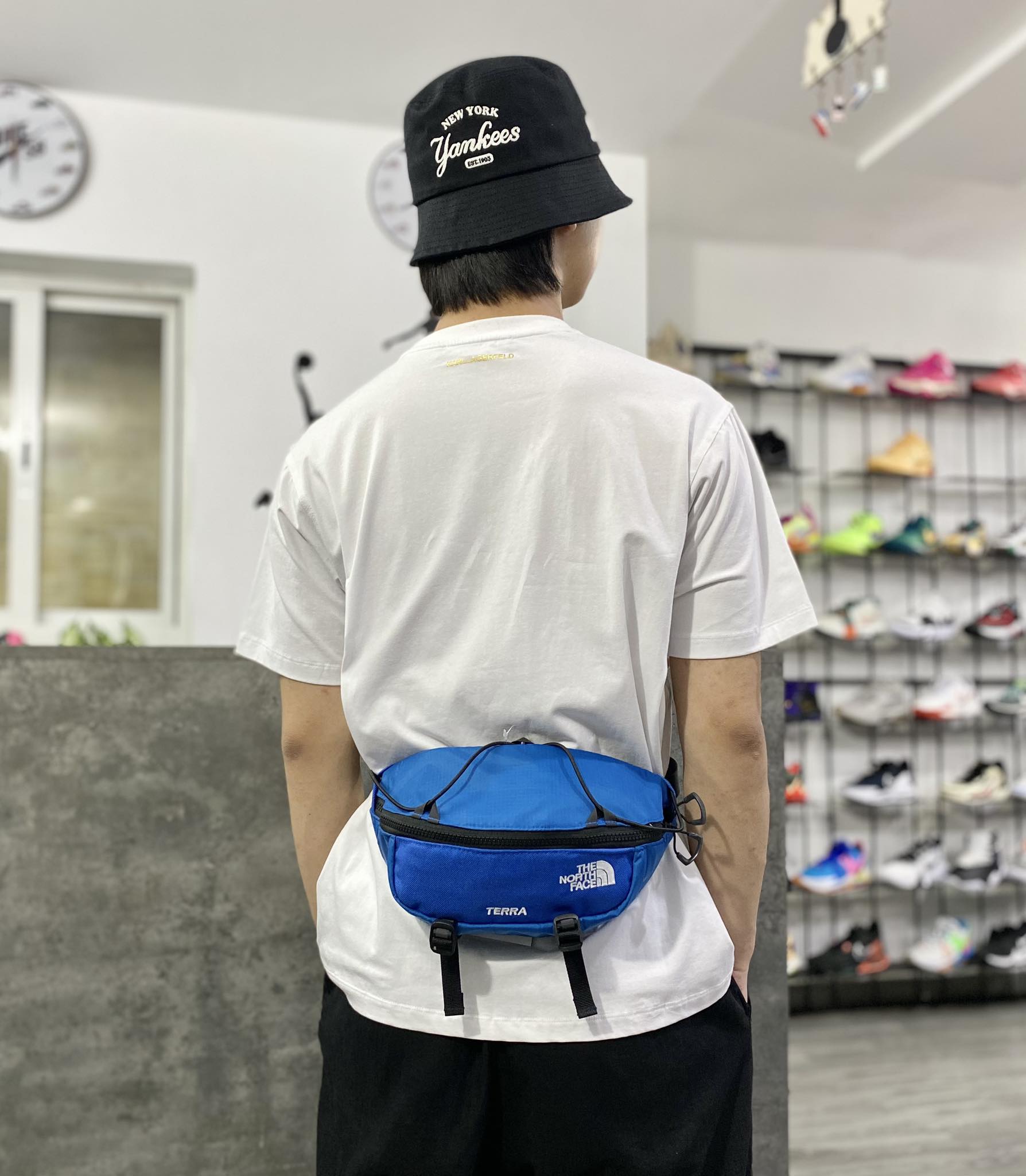 Phụ Kiện Chính Hãng - Túi Chéo Nam/Nữ The North Face Logo Cross Bag Blue - NN2PP5321