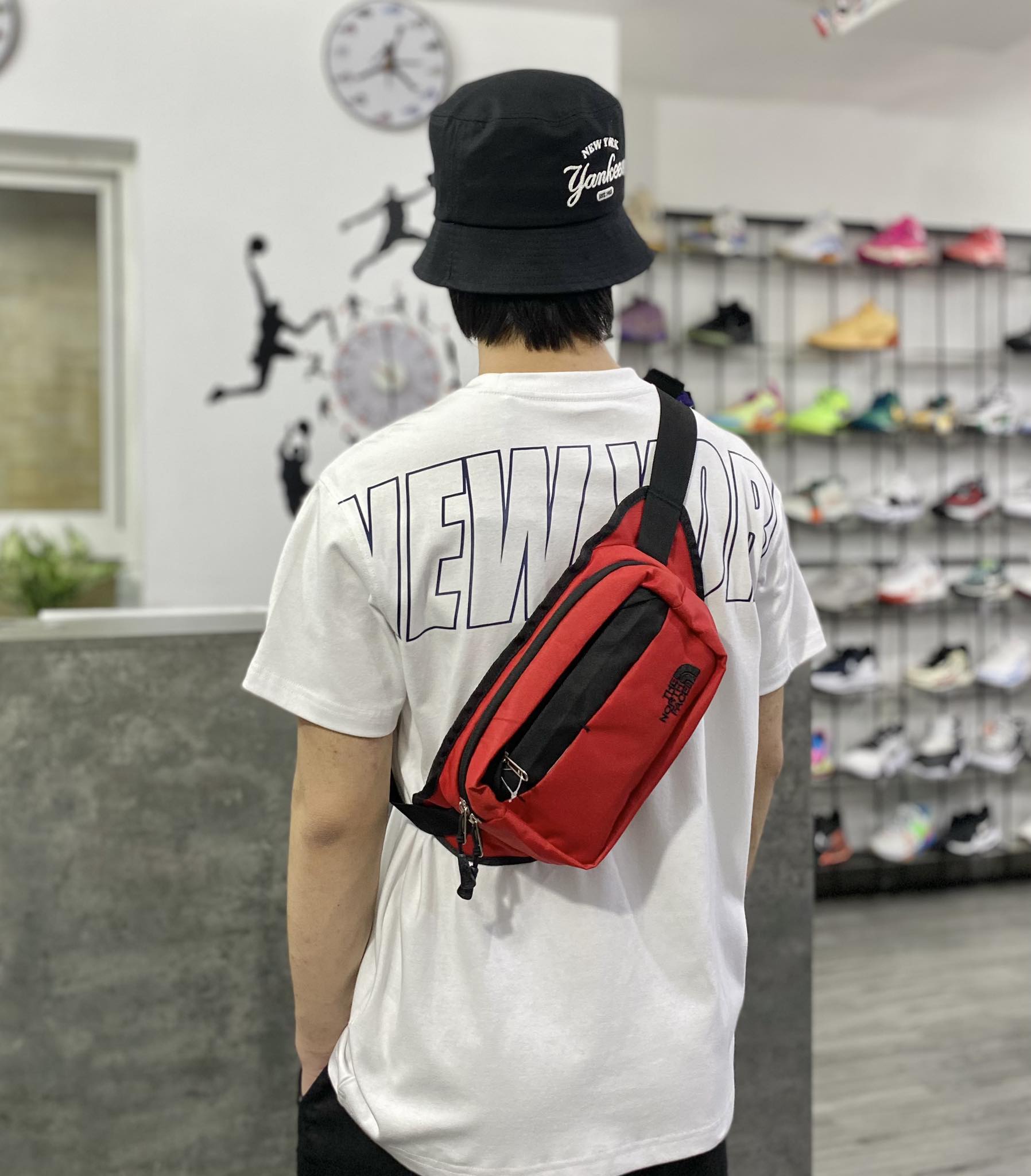 Phụ Kiện Chính Hãng - Túi Chéo Nam/Nữ The North Face Logo Cross Bag RED  - NF0A2UCX-02