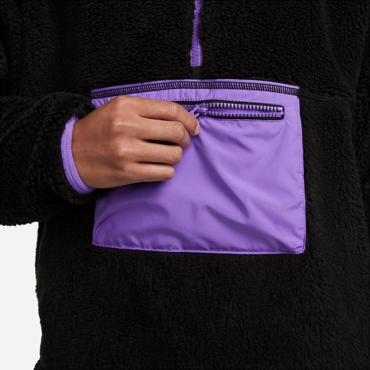 Áo Hoodie Chính Hãng - Nike Club Winter half-zip fleece jacket 'Black ' - DQ4881-010