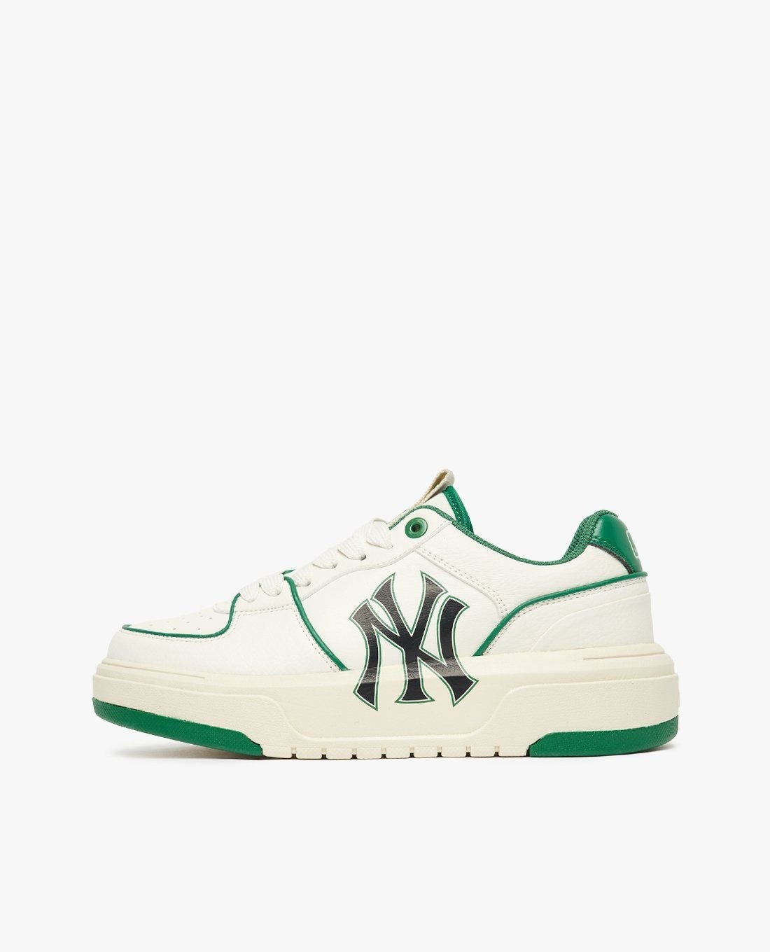 Giày Casual Chính Hãng - MLB Liner Basic New York Yankees 'White/Green' - 3ASXCA12N-50GNS