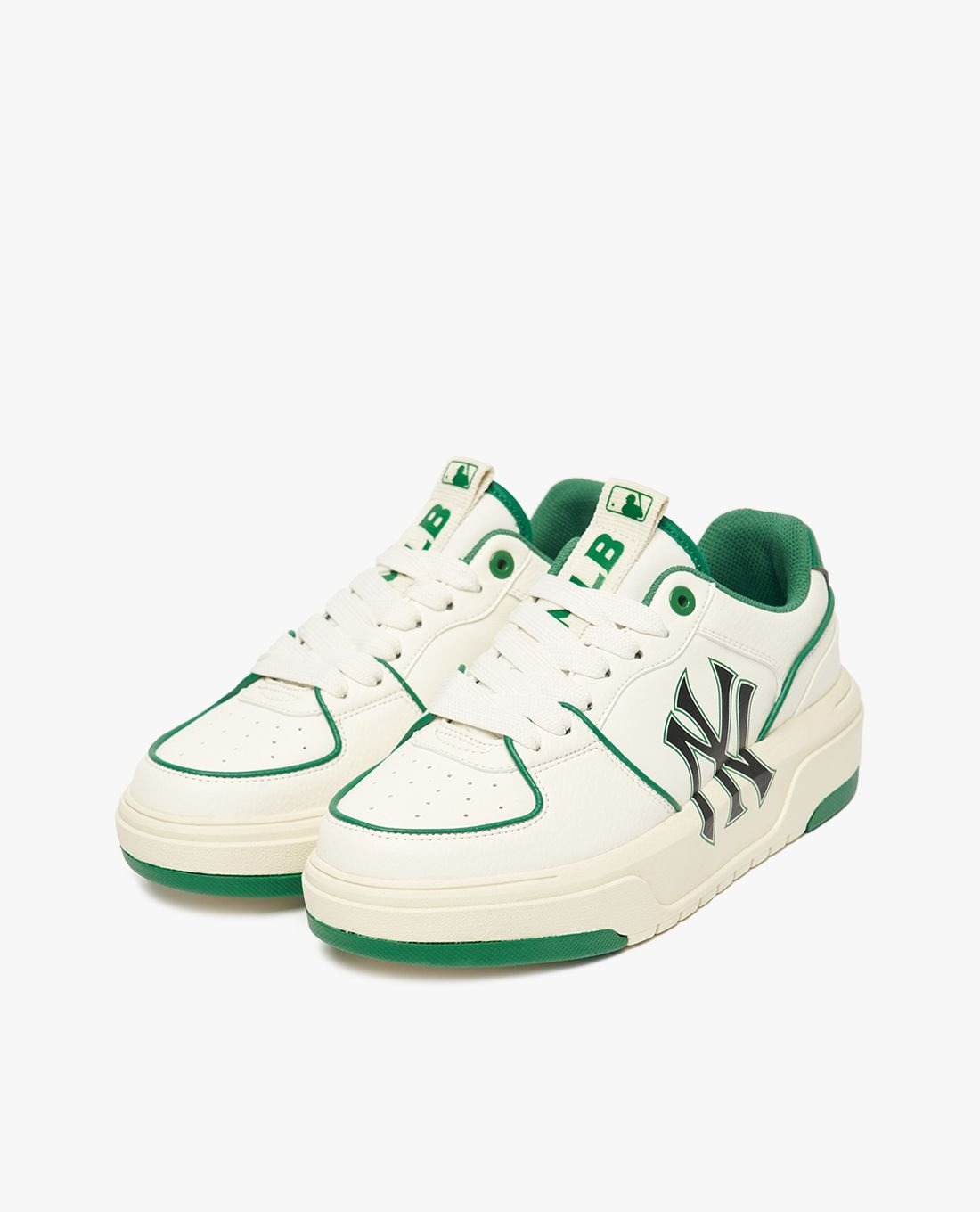 Giày Casual Chính Hãng - MLB Liner Basic New York Yankees 'White/Green' - 3ASXCA12N-50GNS