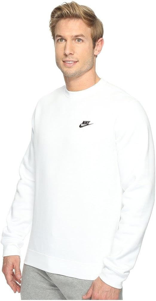 Áo Sweater Chính Hãng - Nike Club Fleece Men's ''White'' - Bv2622-100